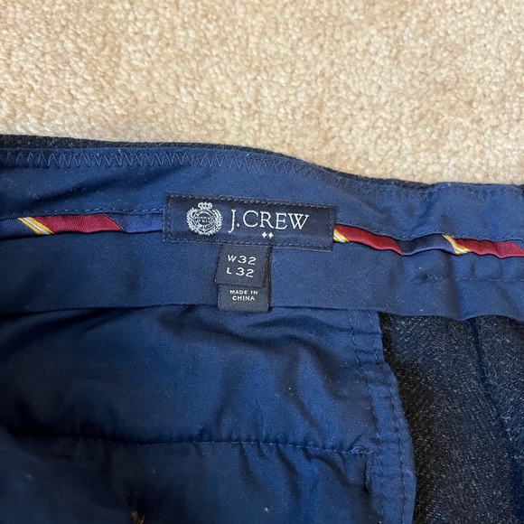 MENS JCREW U.K. LTD BEDFORD WOOL PANTS - Picture 6 of 15